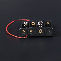 Battery Holder With Switch - 4 x AA